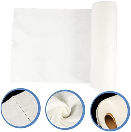Hanabass 1 rolo de pano de louça Limpos de toalhas absorventes limpando toalhetes de papel lavável toalhas de vidro lenços de vidro sem arranhões panos de pano de pano de pano de pano de pano branco