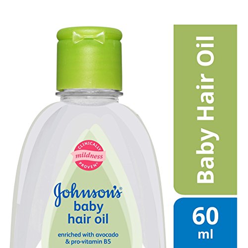 2 x óleo de cabelo para bebê de Johnson não gorduroso abacate pró-vitamina b5 macio suave 60ml x 2 pacote = 120 ml modelo: