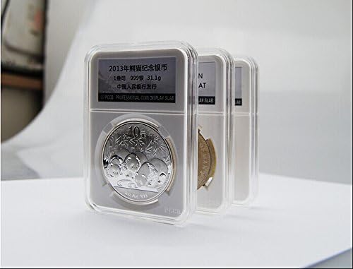 CRYSDARALOVEBI 10 PCS/LOTO PCCB Profissional Coin Display Caixa de criação Caixa de identificação de armazenamento Caixa de identificação de acrílico 29.5-40mm
