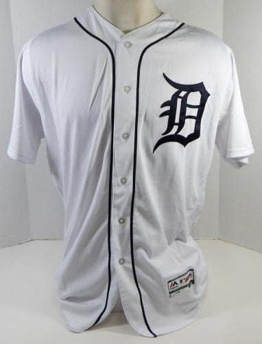 Detroit Tigers John Schreiber #36 Game usou White Jersey 48 DP20534 - Jerseys MLB usada para jogo MLB