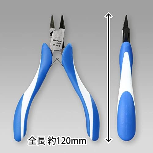 Godhand GH-CN-120-S Craft Grip Series cônica Nipper, Hobby Tool, Blue