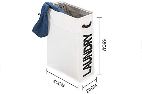 Cesto de lavanderia dobrável com cestas de lavanderia com cestas de armazenamento à prova d'água na moda White Dirtable
