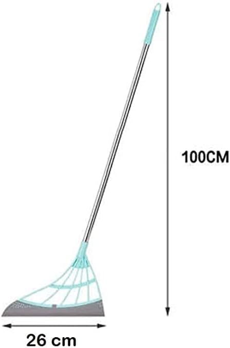 KDR Wiper Multifunction Magic Broom, 2-em 1 Wiping Sweeper Silicone Broom com raspador, Banheiro Broadia é usado para ladrilhos, vidro