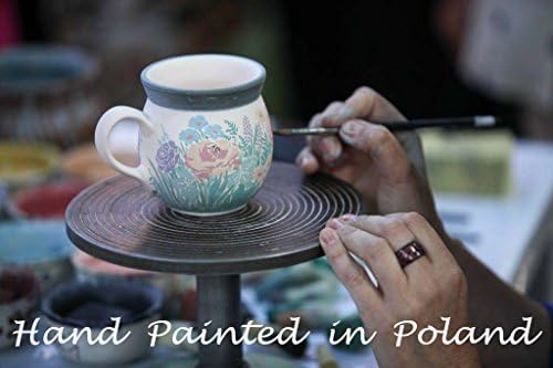 Cerâmica polonesa 14 oz caneca feita por Ceramika Artystyczna + Certificado de Autenticidade