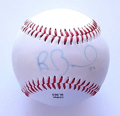 Brennan Boesch 26 Assinado Liga Oficial Rawlings Baseball Autograph Autograph - Bolalls autografados