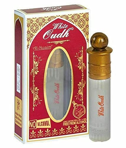 Yash & Co 2x. White Oudh Al Nuaim Attar Sem Álcool Perfume Produto Fragrância Durizante 6ml