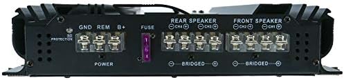 Amplificador de alta potência de 4 canais - amplificador de estéreo de áudio de áudio de áudio de 4 canais Slim AMP 4OHM