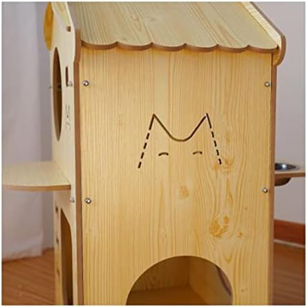 Apartamento multifuncional de gato bnnp Four Seasons Pet Villa Cat Cat Kennel Kennel Quarto Home Assembléia de emenda e cachorro