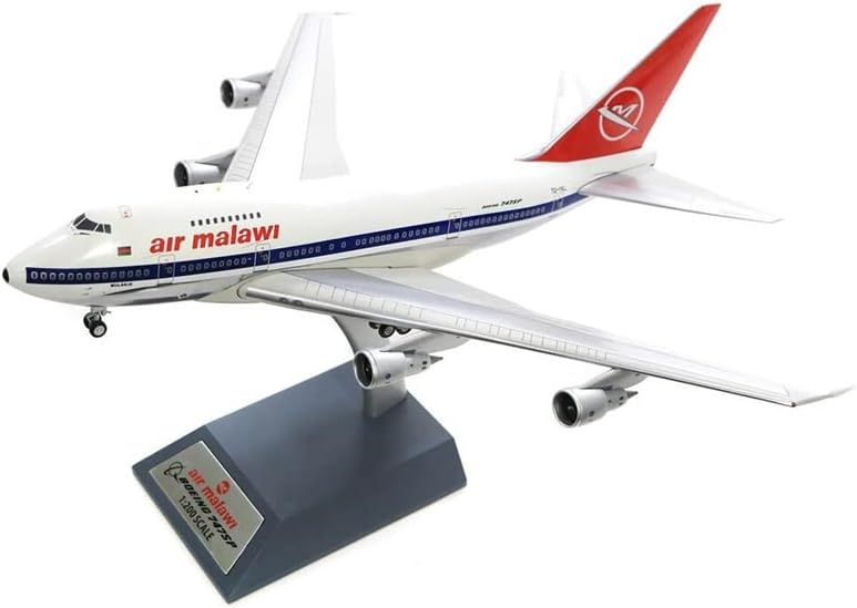 Bordo 200 air malawi para boeing 747sp 7q-ykl polido com stand edição limitada 1/200 aeronave diecast modelo pré-construído