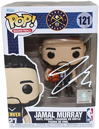 Jamal Murray autografou/assinado Denver Nuggets 121 Funko Pop! Fan 39636 - Figuras da NBA autografadas