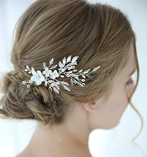Sweetv Wedding Hair Clips Set, acessórios de cabelo de noiva para casamento