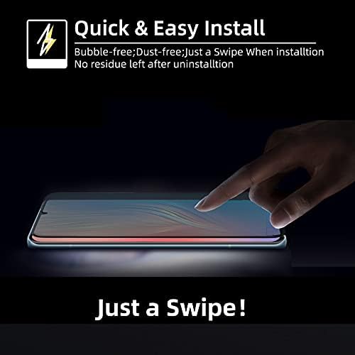 Amleute 【2+1 pacote】 Compatível para Samsung Galaxy A53/A51 Protetor de tela de privacidade, 9H de vidro temperado, anti-spy,