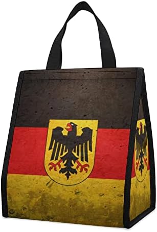 Bandeira alemã com a bolsa de saco de lancheira Alema