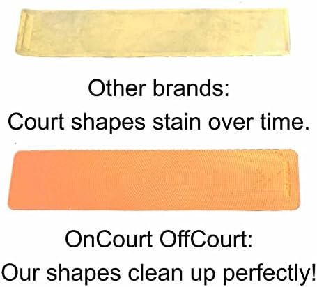 OnCourt Offourt Tennis Donut Rings-Conjunto de 6 / leve e duradouro / anti-deslizamento