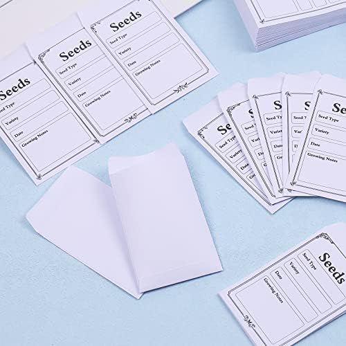 150 PCS envelopes de sementes de sementes Os pacotes de sementes selvagens envelopes mini envelopes pequenos envelopes de