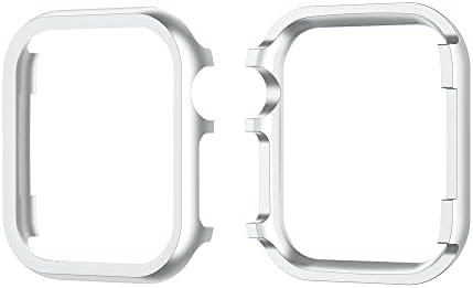 Caixa de liga de alumínio SDutio para Apple Watch Series 7 41mm 45mm de pára -choques de metal para iwatch 6 SE 5 3 40mm 44mm Tampa