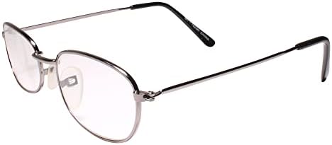 Moldura de retângulo de metal gunmetal VELHO VINTAGE VINTAGEM dos anos 90s 1.75 de leitura de óculos de leitura