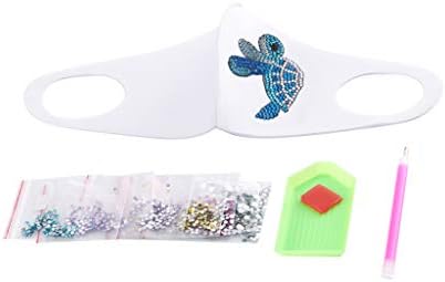 Kits de pintura de diamante 6 peças 5d Bee Bee Dreamcatcher Máscara para mulheres Proteção ao ar livre Proteja a máscara de decoração de cristal Diamo