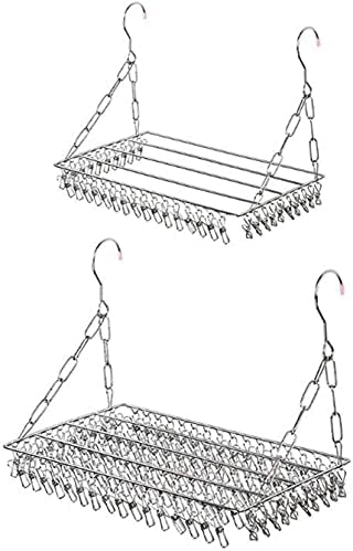 Roupas Zyhmw Airer Bolcony Dobring Shoe Secying Rack Rous Airer Airengeless Leundry Tootes Storage 36/100 Clipes de gancho,