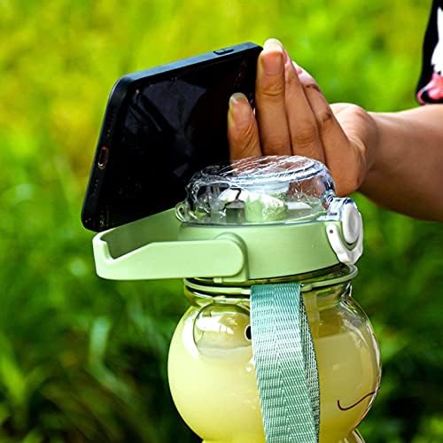 850 ml garrafa de água kawaii sapo sapo chaleira bebendo caneca menina ao ar livre xícara de copo de plástico com capacidade