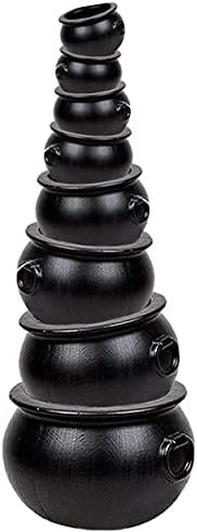 CAULDRON PMU HALLOWEEN 8PC Conjunto de baldes plásticos de caldeirão variável com alça - Halloween Party Candy Titular 18 50118,