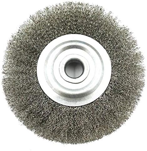 Xucus 3 pcs 100 mm Rodas de escova de arame de aço inoxidável Conjunto com ferramentas de derramamento polido de poço de 16 mm TN88 -