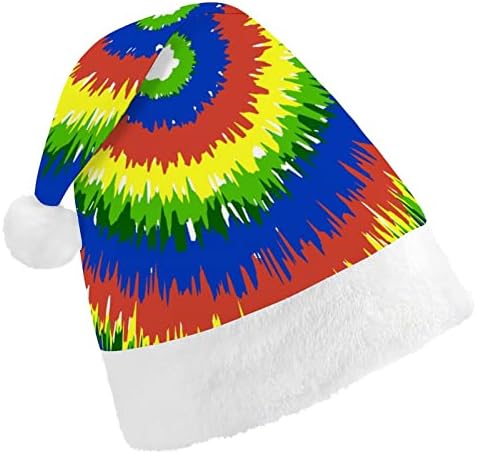 Tie Dye Chapéu de Natal chapéu Papai Noel Chapé