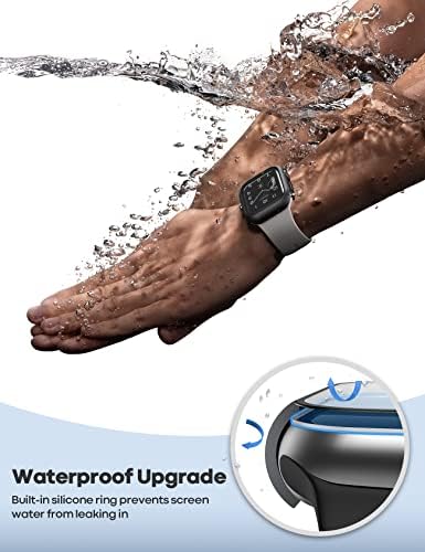 [2 pacote] Caso à prova d'água lamicall para a série de relógios Apple 8 41mm, série 7 41 mm - Apple Water Proof Apple Watch