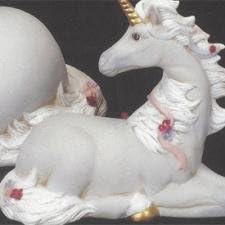 Creative Kreations Ceramics Unicorn 7 Pronto para pintar a bisque cerâmica