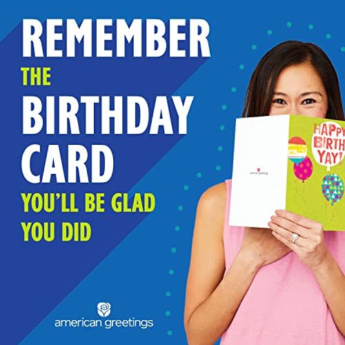 Cartão de aniversário romântico engraçado de saudações americanas