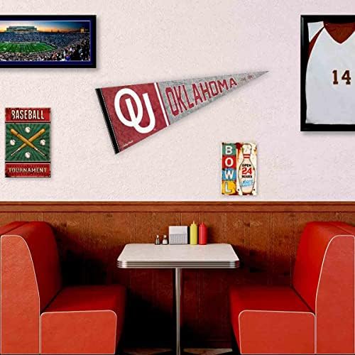 Oklahoma Sooners Pennant Browback Vintage Banner