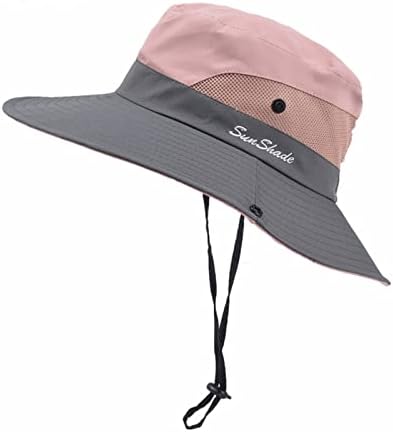 Chapéu de sol para homens mulheres upf 50+ Proteção UV Chapéus de balde largo largo Mesh dobrável praia de pesca ao