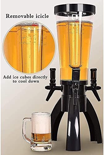 Distribuidor de cerveja para bar, dispensador de bebidas para dispensador de torre de cerveja Partie com 3 torneiras e tubo