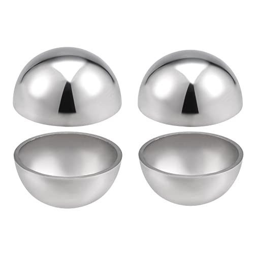 Uxcell 32mm 38mm decorativo de meia tampa de tampa para o corrimão da escada, total de 4pcs