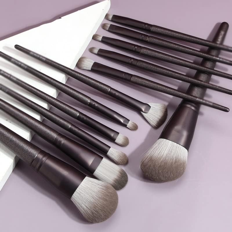 N/A Bruscos de maquiagem de 14pc Definir fundação cosmética em pó Blush Shadow Lip Lip Make Up Brush Tool Kit com suporte