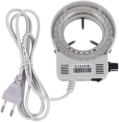 Acessórios Smicroscope para adultos 52 LED Miniscópio anel de anel leve Microscópio de lâmpada ajustável
