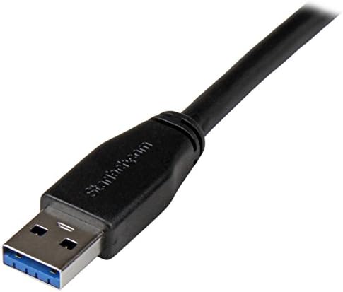 Startech.com 5m 15 ft ativo USB 3.0 USB -A para USB -B Cabo - m/m - Cabo USB A a B - USB 3.2 Gen 1