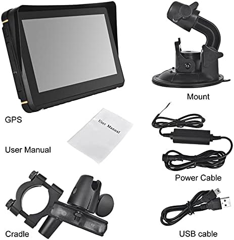 Navegação GPS à prova d'água do GoOlrc 2-em-1 para navegação de GPS à prova d'água para carro, GPS de veículo, sistema de