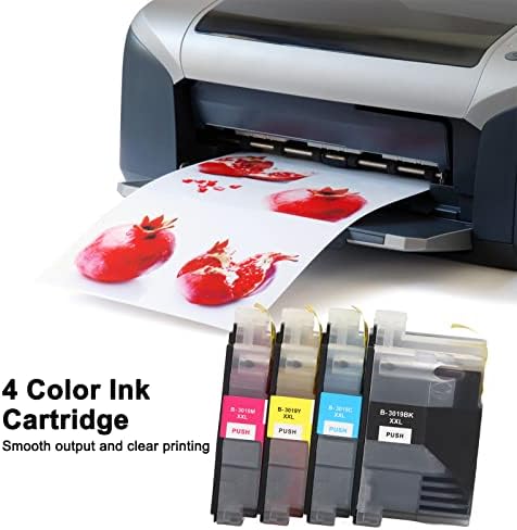 Hilitand 4 cartucho de tinta colorido Cartucho de impressora de jato de tinta com cartucho de tinta para impressão de impressão de escritório Documentos da impressora