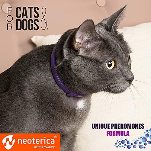 Gato de gato calmante e produtos anti -ansiedade de animais de estimação - Feromônios calmos colares e gatos de alívio do