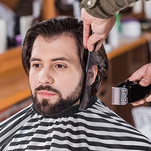 6 PCs cabeleireiro capa de nylon barbeiro à prova d'água Cape Salon Cape com cabelos de penteado de tamanho ajustável de penteado