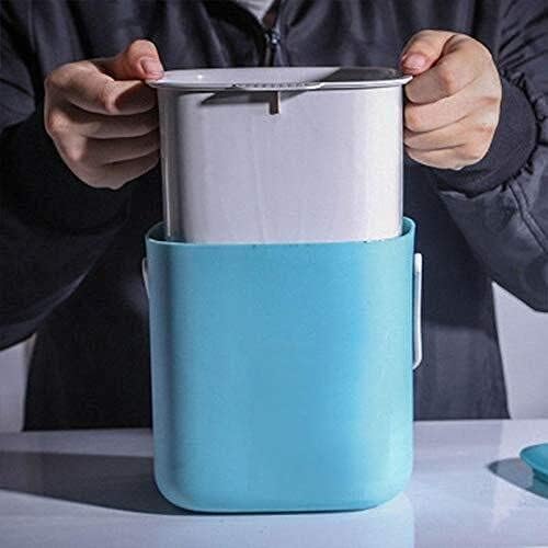Lixo wxxgy lixo lixo bin bin bin lixo cesto para casa de cozinha em casa lixo/azul/18.3x16.6x17.1cm