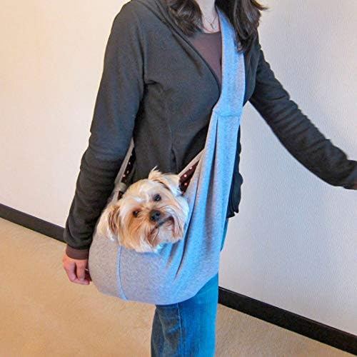 Roxie Small Dog Transportador Sling Bag reversível Sling Sling Filhote de cachorro Travel Bolsa de ombro para mulheres