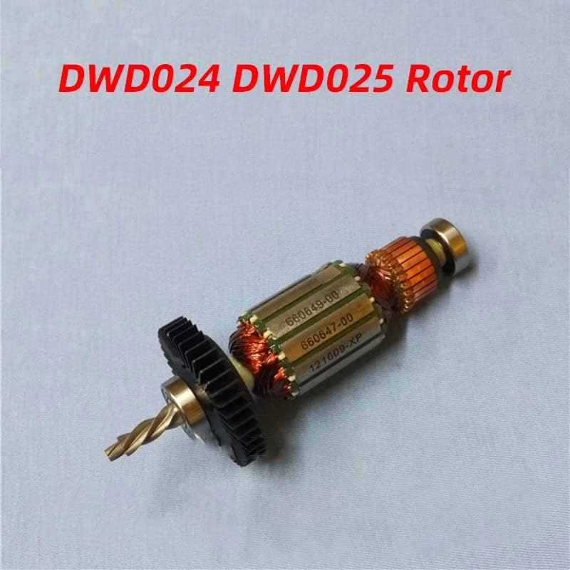 Peças da ferramenta eViki para máquina DWD024 DWD025 para peças de reposição de Dewalt 13mm 650W Ferramenta de potência do rotor de impacto -