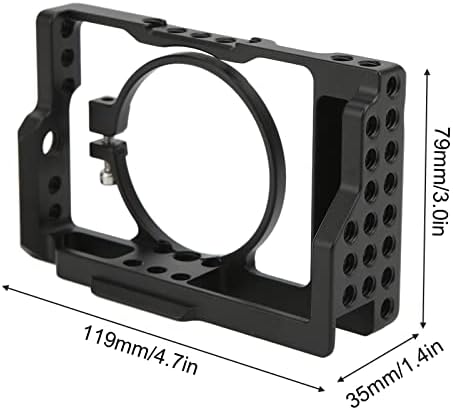 CAGA DA CAMADA SLR, design integrado de câmera de metal oco para câmera RX100 M6 SLR