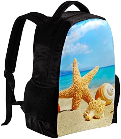 Mochila de viagem VBFOFBV para mulheres, caminhada de mochila ao ar livre esportes mochila casual Daypack, Summer Beach Starfish Conch