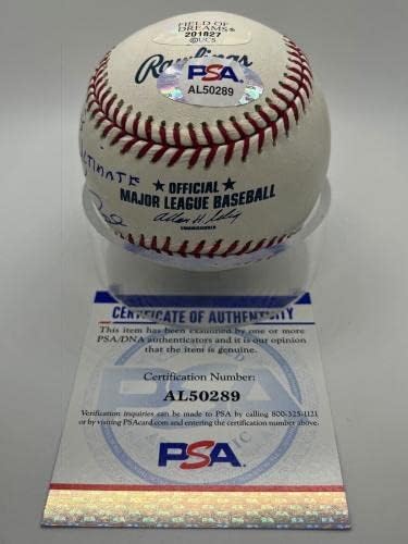 Pete Rose assinou autógrafo personalizado para Dennis Reds Fan Baseball PSA DNA - bolas de beisebol autografadas
