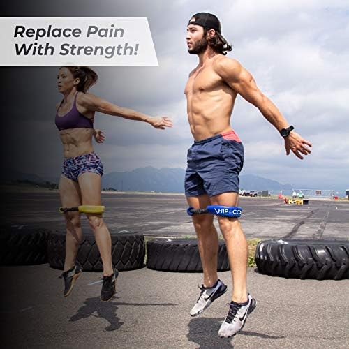 Crossover Symmetry Hip & Core System - Bandas de exercícios em casa de resistência ao loop Para esticar e fortalecer as pernas,