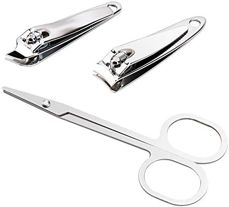 Adaara 9pcs Manicure Portable Conjunto de pedicure Tweezer Knife Pick Utility Clipper Kit Kit Stainless Acele