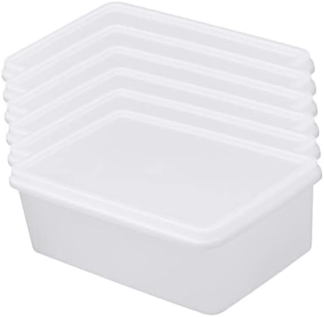 Luxshiny 6pcs caixas de plástico caixa de armazenamento mini alimentos mini recipientes plásticos de plástico mini geladeira